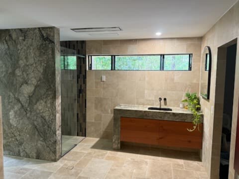 GC Tile and Stone Services project - Hope Island Luxury Bathroom Renovation